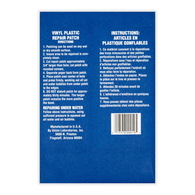 Boxer Adhesives peel and stick patch for swimming pool floats and inflatables.