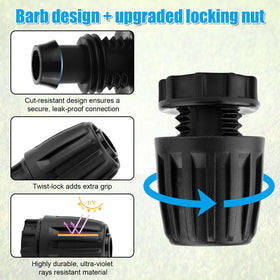 BOXOB durable end cap helps maintain steady watering in raised beds.
