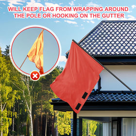 BOXOB compact flag weights fit flag hems at 4.4 by 2.15 by 0.97 cm
