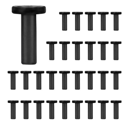 BOXOB drip end cap 30pcs black for 1/4 inch tubing; secure, leak-free terminations.
