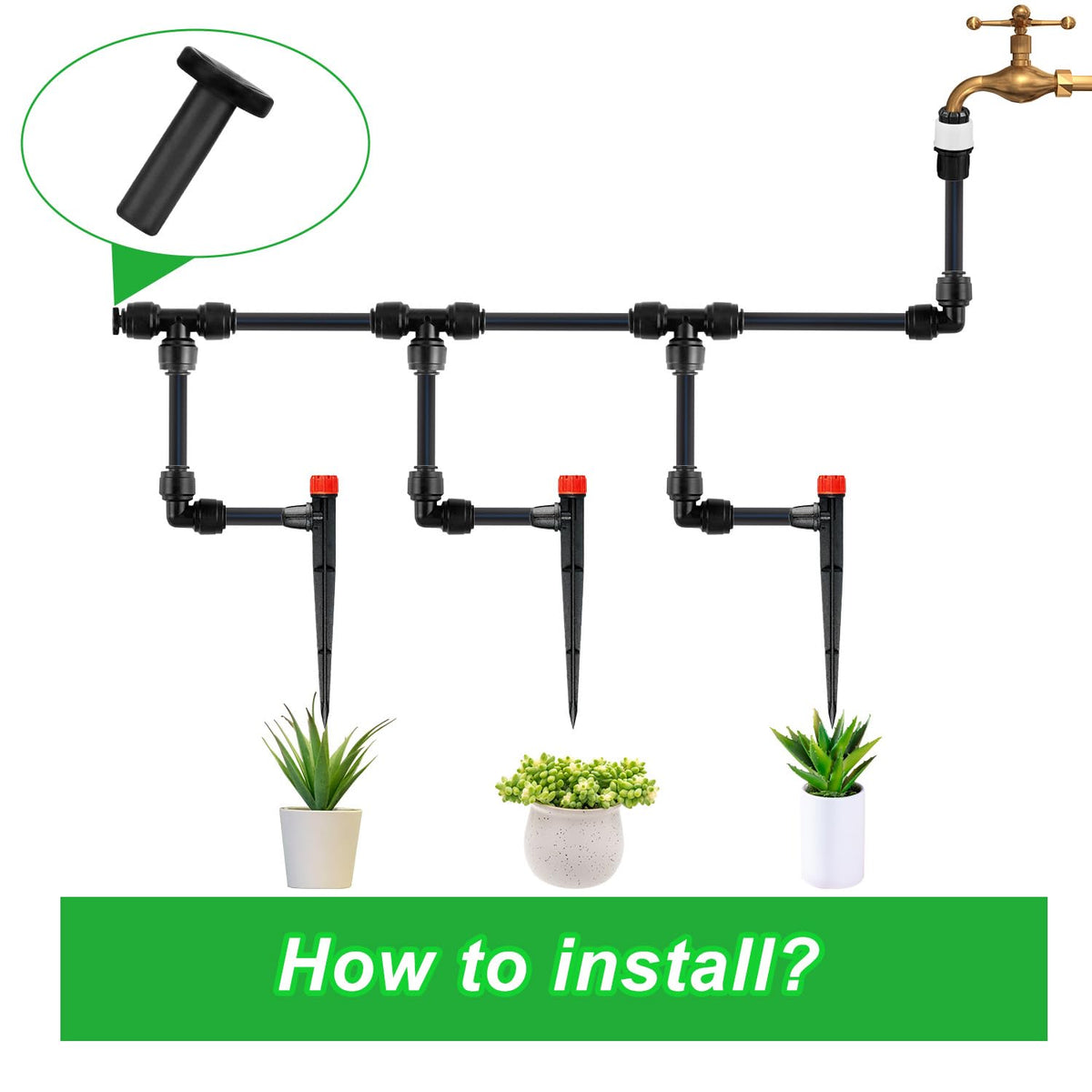 BOXOB irrigation end cap pack; replacement parts for ongoing irrigation projects.