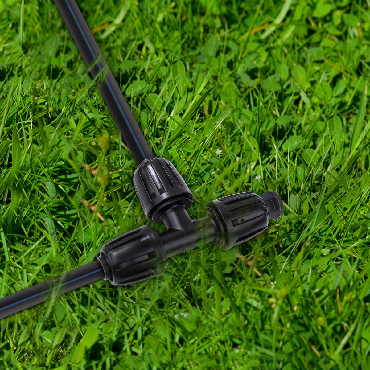 BOXOB weather-resistant end cap; PP material resists outdoor conditions in gardens and greenhouses.