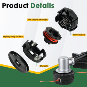 BOYUANSCH 10,000 rpm performance supports efficient weed trimming.
