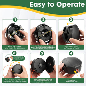 BOYUANSCH easy 30-second install with tool-free setup for fast replacements.