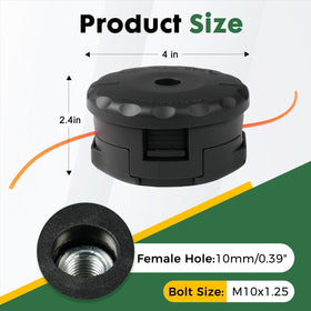 BOYUANSCH Speed Feed 400 compatible head enables quick reload and clean cuts.