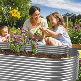BOYVEN 2-Pack Tall 8x4ft tool-free assembly step for quick setup