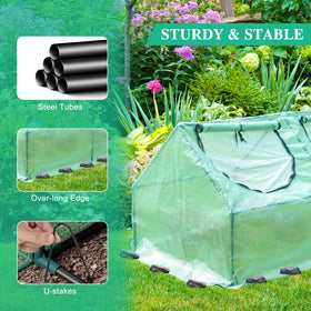 BPS sturdy powder-coated steel frame resists rust and wind