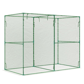 BPS Crop Cages assembly and setup for quick garden protection.