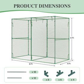 BPS Crop Cages permeable mesh delivers sunlight and airflow to plants.