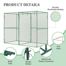 BPS Crop Cages raised-bed cover fits over raised beds.