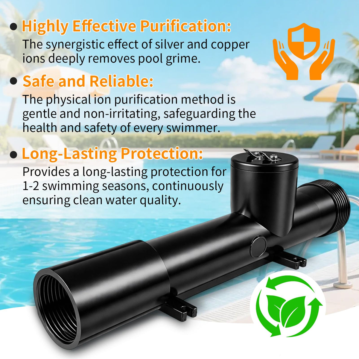 BQFLY above-ground pool setup demonstrates easy integration into existing systems