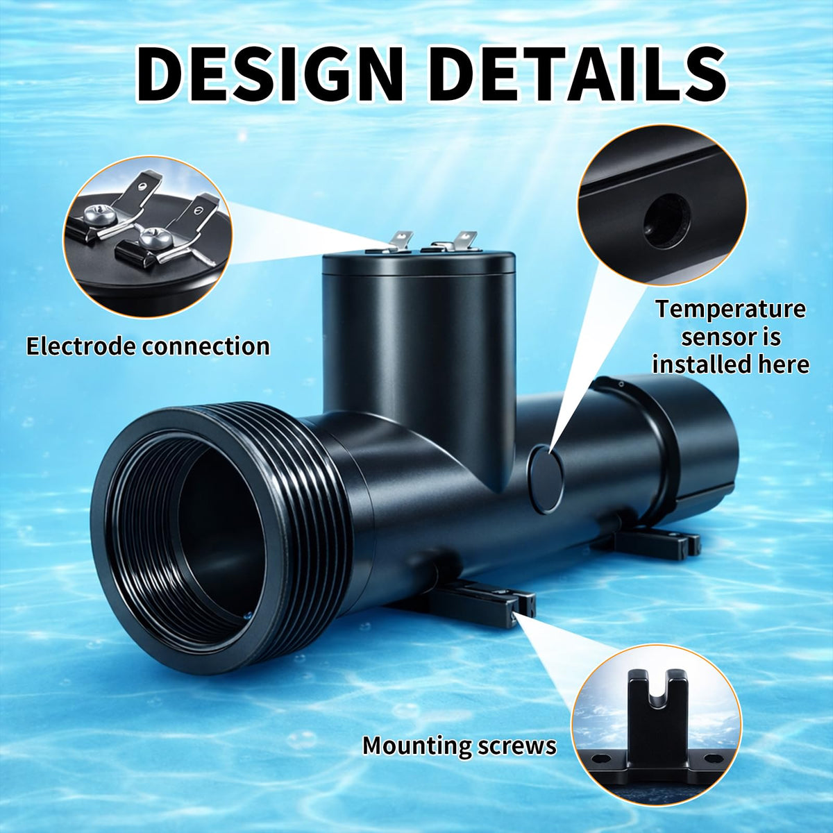 BQFLY in-ground pool compatibility image highlights versatile purifier compatibility