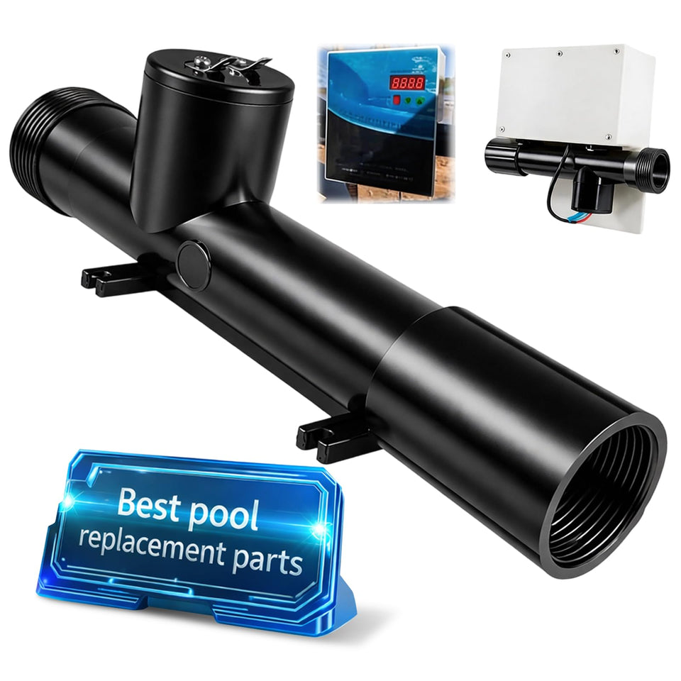 BQFLY pool copper ionizer chamber front view illustrates system integration and cleaner balance