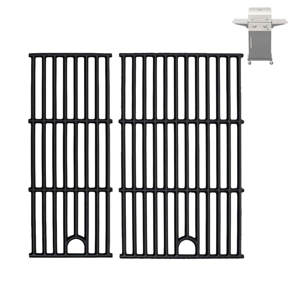 BQMAX 17-inch cast iron grate for Charbroil, even heat distribution.