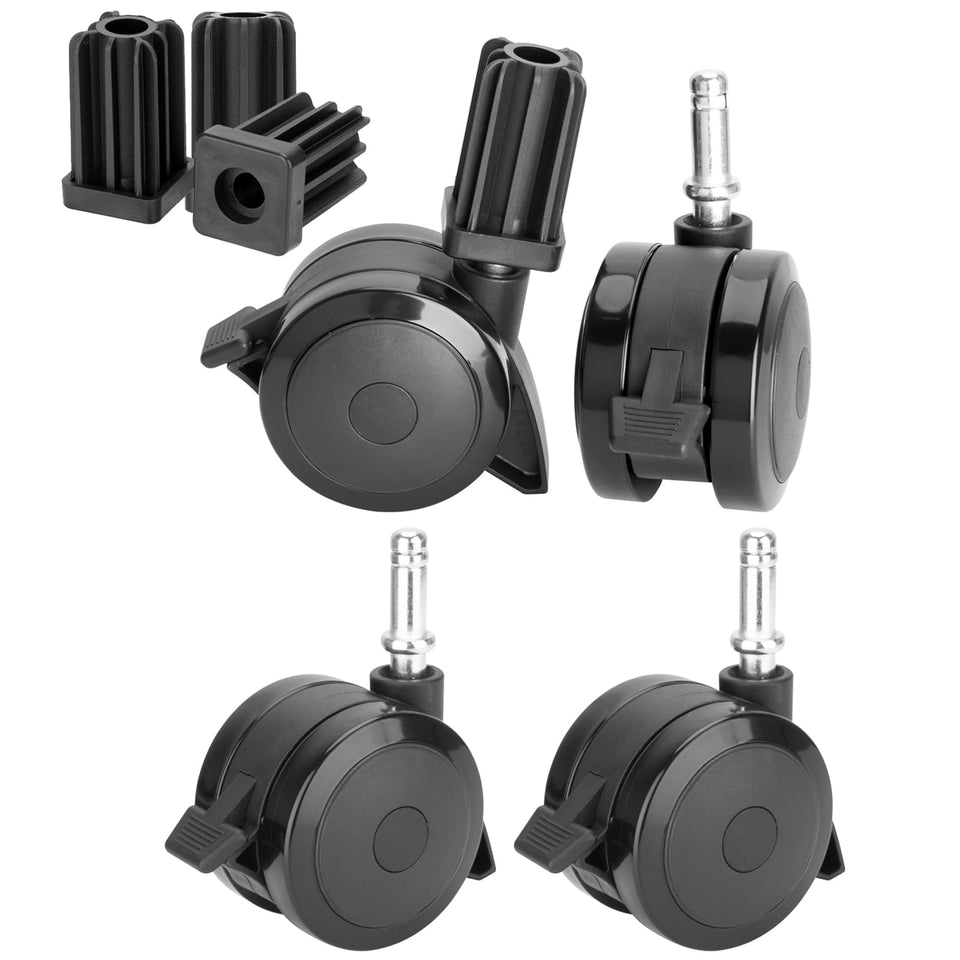 BQMAX 70360 locking caster wheels for Weber Spirit/Genesis/Summit grills improve mobility.