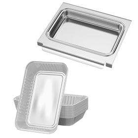 BQMAX catch pan kit for Weber Spirit, quick replacement for a cleaner grill