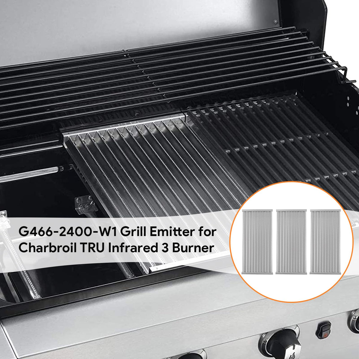 BQMAX compatibility with Charbroil TRU Infrared grills highlighted for reliable parts