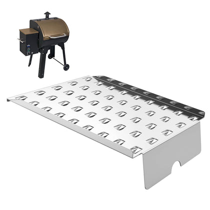 BQMAX stainless steel drip pan heat baffle for Camp Chef grills enhances heat distribution