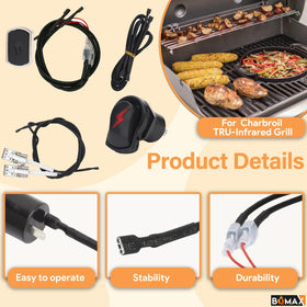 BQMAX dual-outlet electronic ignition kit supports dual spark paths for stable starts