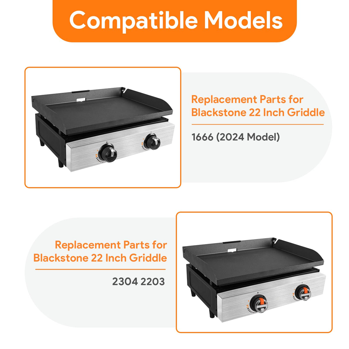 BQMAX griddle cover for Blackstone 22 inch 1666 protecting against rain and rust