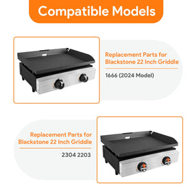 BQMAX griddle cover for Blackstone 22 inch 1666 protecting against rain and rust