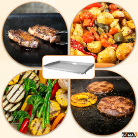 BQMAX heat-resistant material endures high temperatures for outdoor cooking