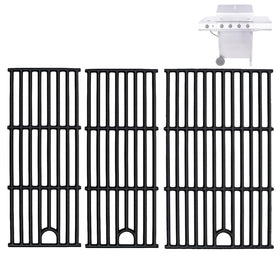 BQMAX 17-inch Char-Broil grate enhances even heat for consistent searing