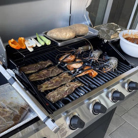 BQMAX 17x7 inch option suits tighter grill zones for quick sears