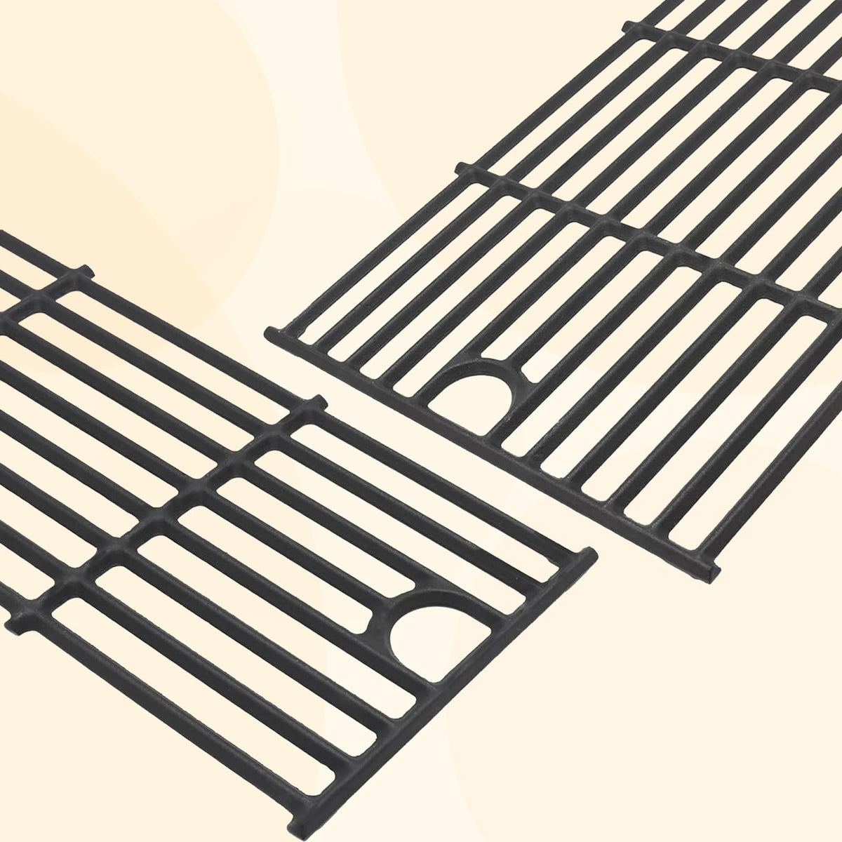 BQMAX grate provides even heat to foods for uniform searing.