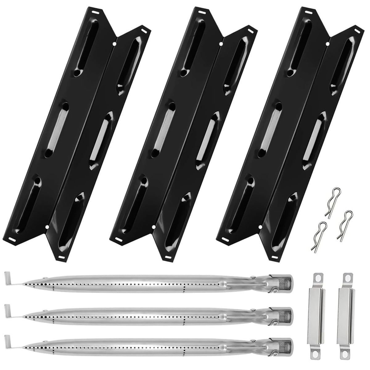 BQMAX Kenmore 3-burner burner kit featuring stainless steel tubes for durable grilling