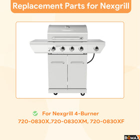 BQMAX Nexgrill burner assembly for 720-0830X with stronger flame control