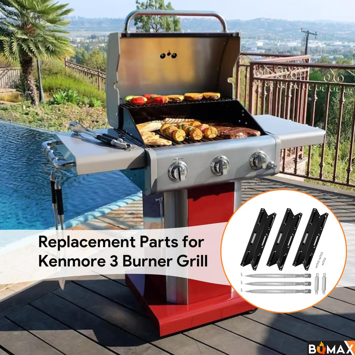 BQMAX outdoor patio support with responsive service for grilling enthusiasts