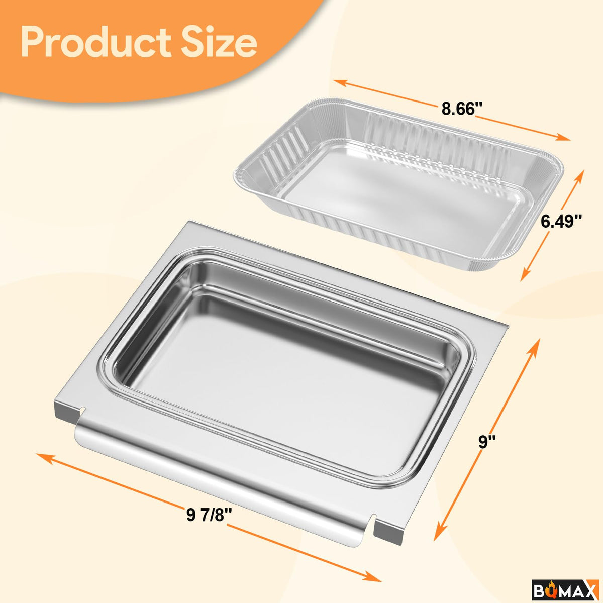 BQMAX Spirit II drip pan kit for E210 S210 E310 S310, reliable fit