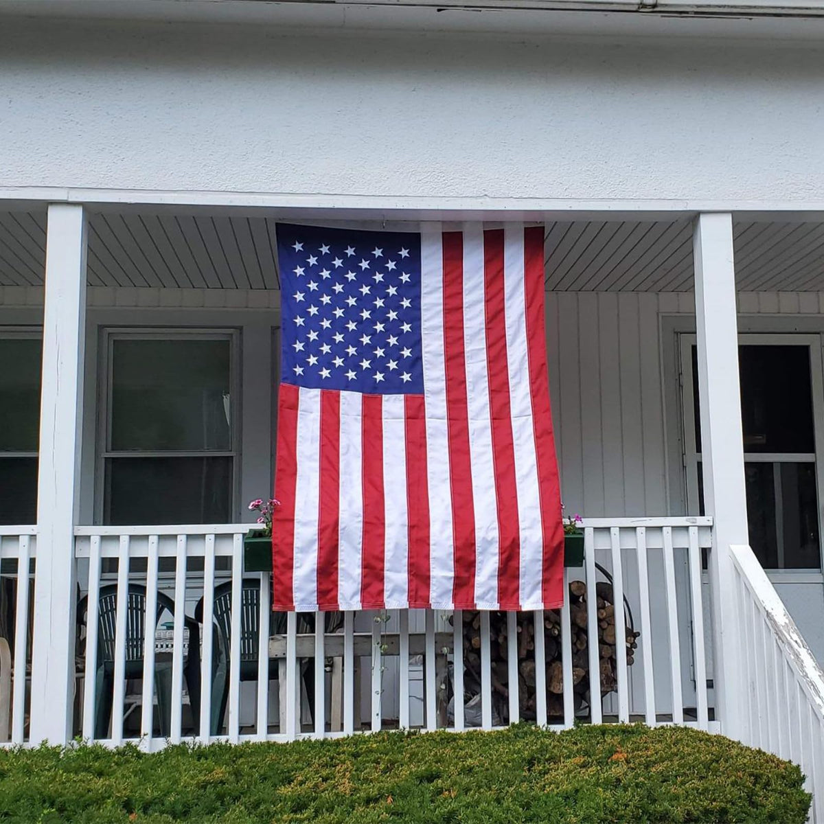 Bradford flag yard or porch decor for patriotic display