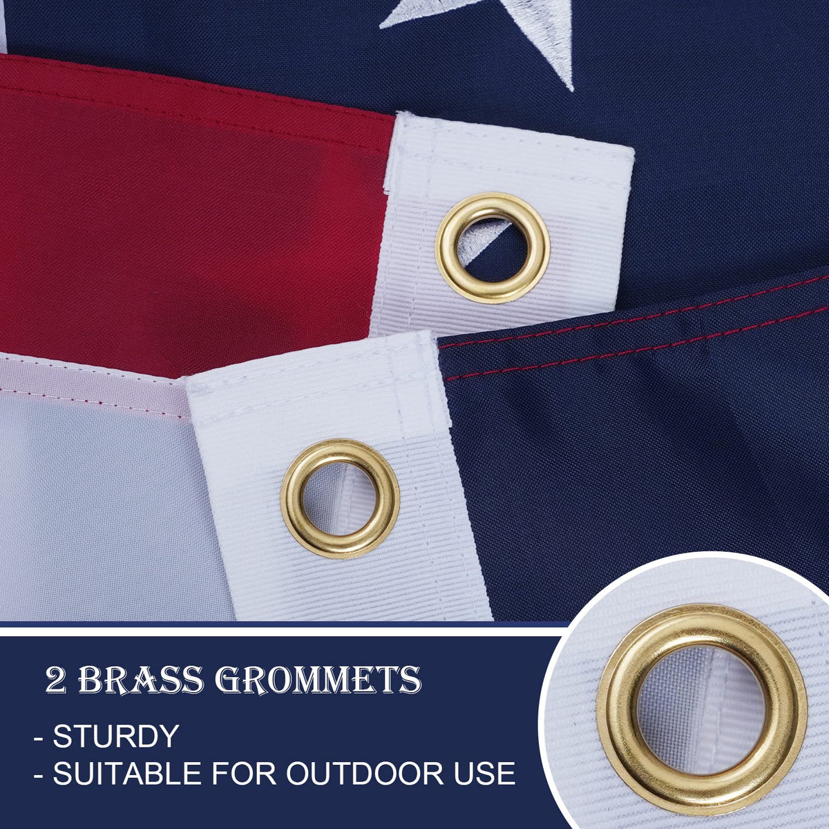 Bradford Betsy Ross flag boat mount for nautical display on deck