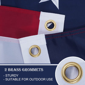 Bradford Betsy Ross flag boat mount for nautical display on deck