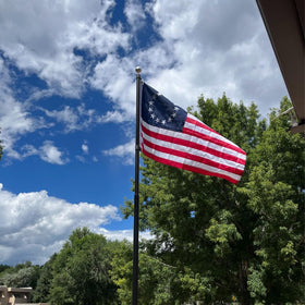 Bradford Betsy Ross flag packaging ready for quick setup