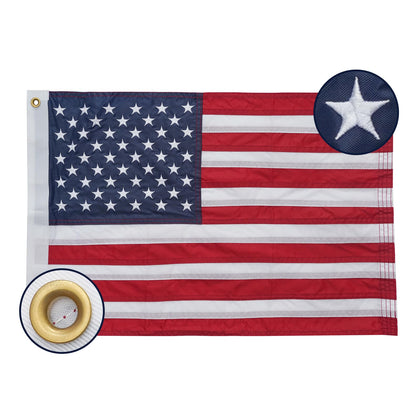 Bradford Boat Flag nylon durability supports rugged outdoor use.