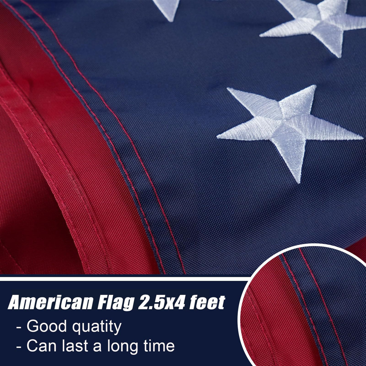 Bradford 30x48 flag yard display ready for outdoor patriotic decor