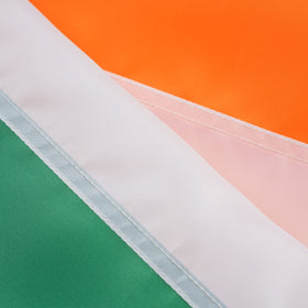 Bradford Irish Flag lightweight polyester for easy handling and quick setup.