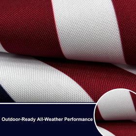 Bradford patriotic garden decor flag ideal for 4th of July and Memorial Day.