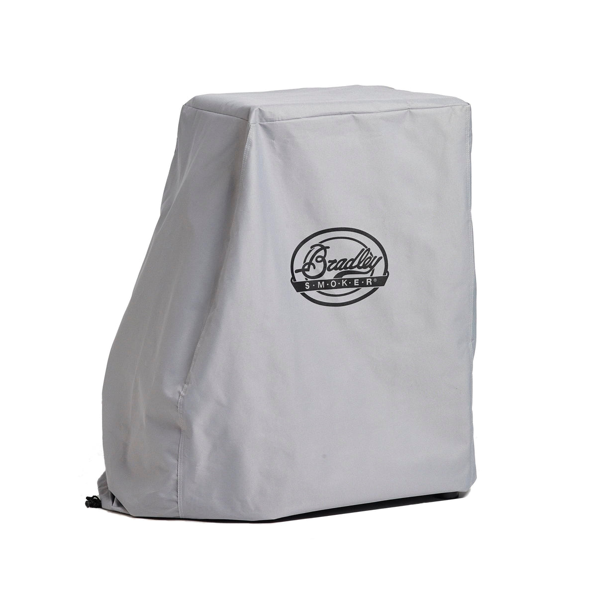 Bradley Smoker 990025 waterproof cover, front view, protects 4-rack digital smoker from rain.