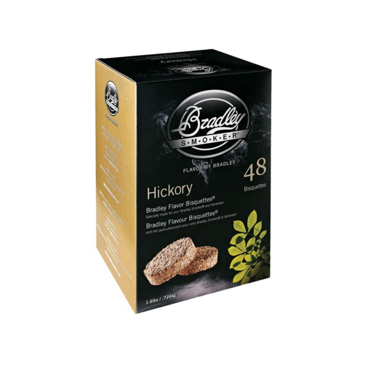 Bradley Smoker clean-smoke bisquettes reduce ash for easier grilling.