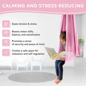 Bradoro cocoon-like design provides a cozy seat for quiet reading time.