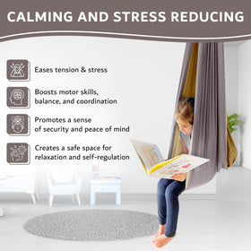 Bradoro kid-adult relaxation swing invites peaceful downtime anywhere.