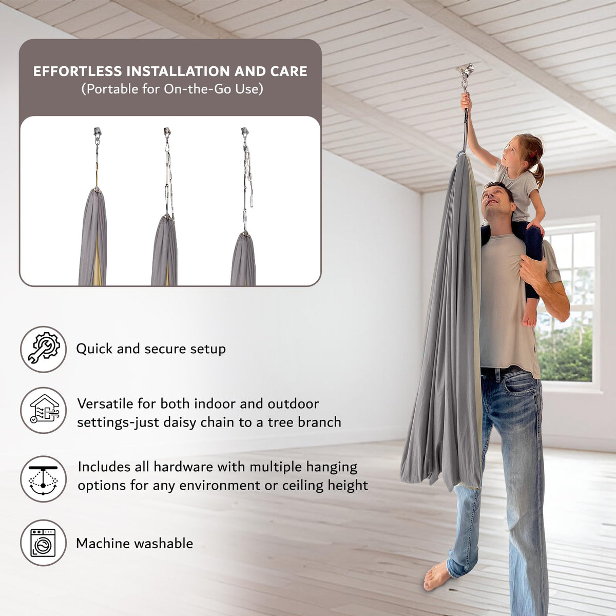 Bradoro portable sensory chair for home lets you relocate easily.