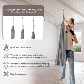 Bradoro portable sensory chair for home lets you relocate easily.