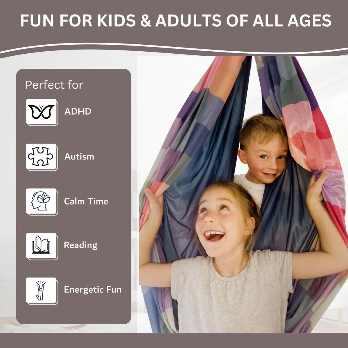 Bradoro durable washable fabric keeps the swing fresh over time.