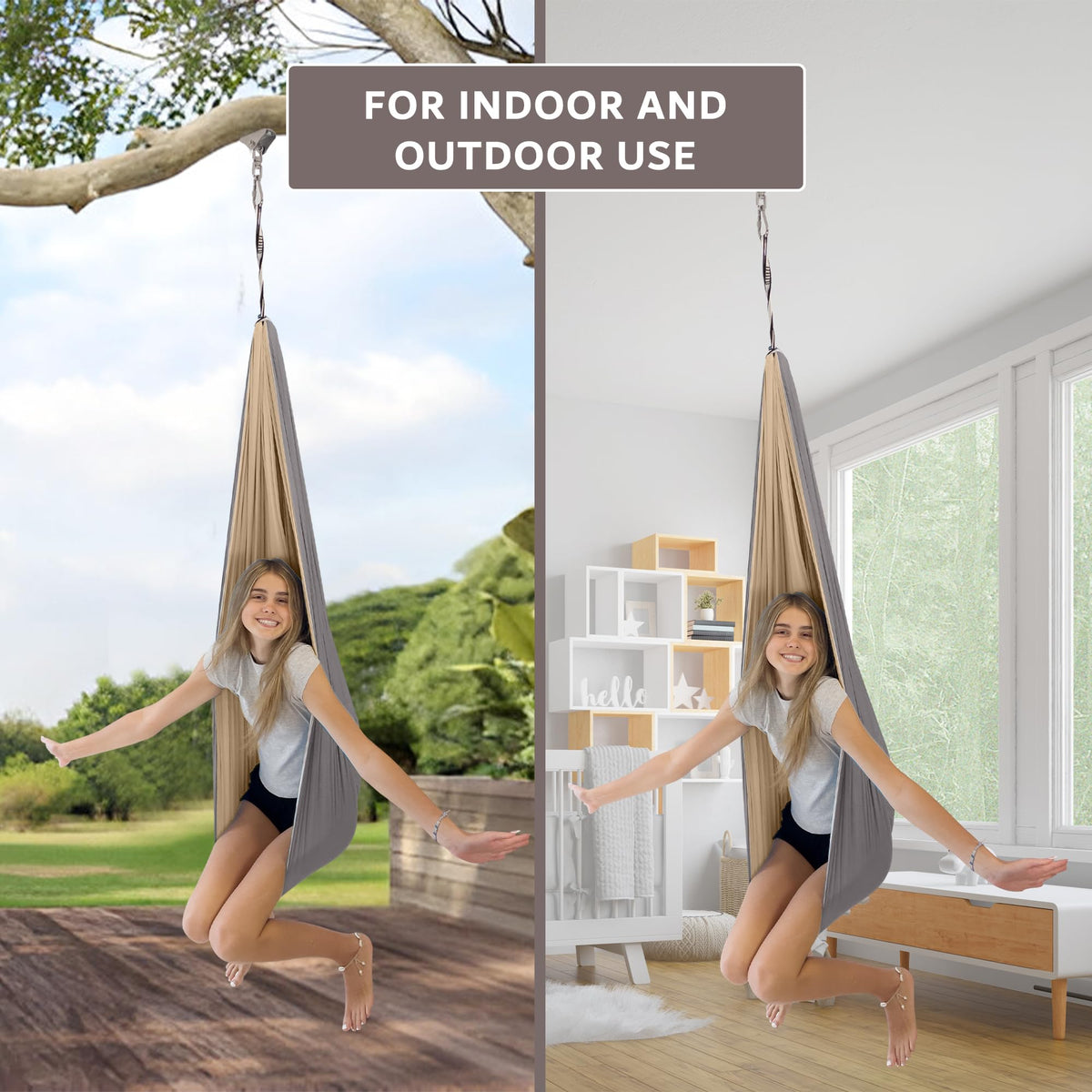 Bradoro included hardware enables quick setup with swivel mount.