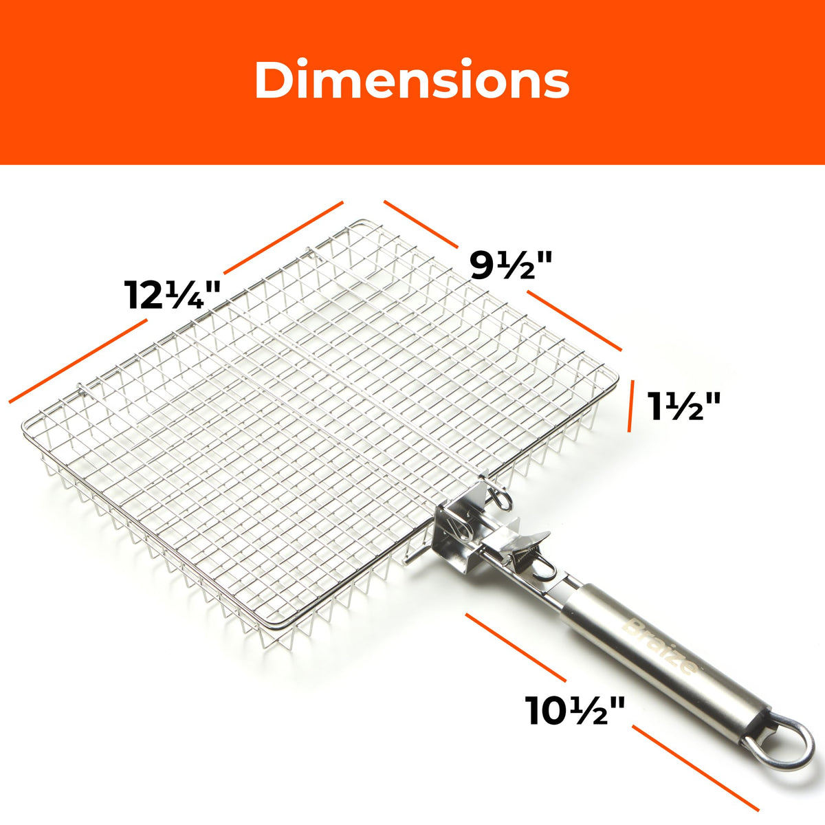 Braize silicone basting brush complements marinades and sauces during grilling.